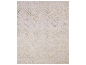 Прямоугольный ковер ручной работы из шерсти и шелка