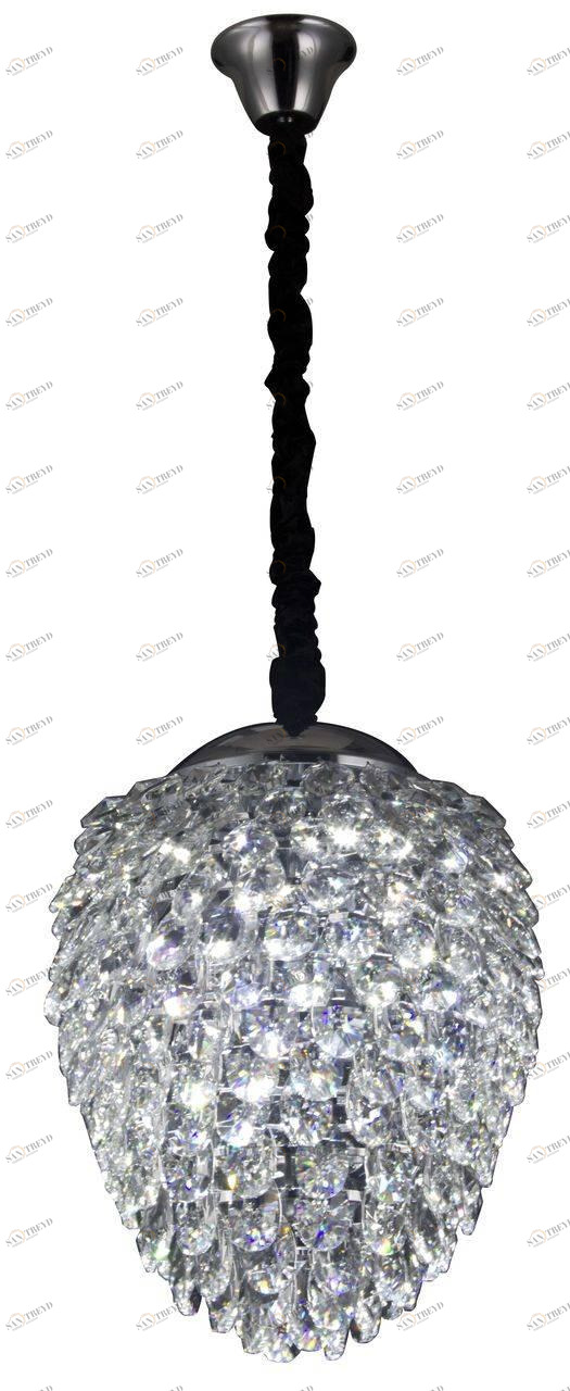 Подвесной светодиодный светильник ST Luce Pigna SL SL603.103.06 ST LUCE ДИЗАЙНЕРСКИЕ, PIGNA 070762 Прозрачный;серебро 