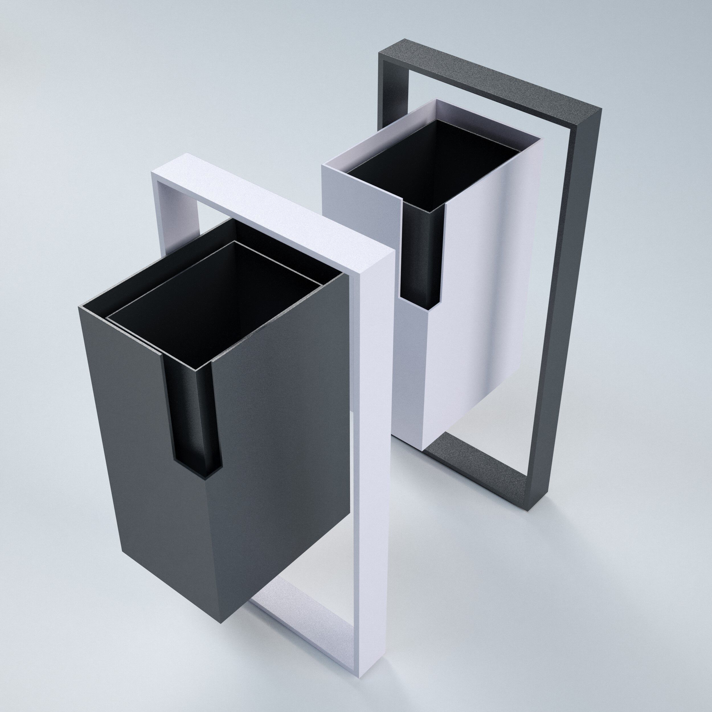 Наружная стальная стойка для мусора CITYSì Майк ARCH-00036208 - Вид №3