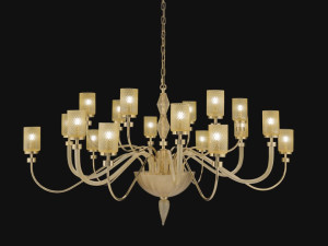 Стеклянная люстра