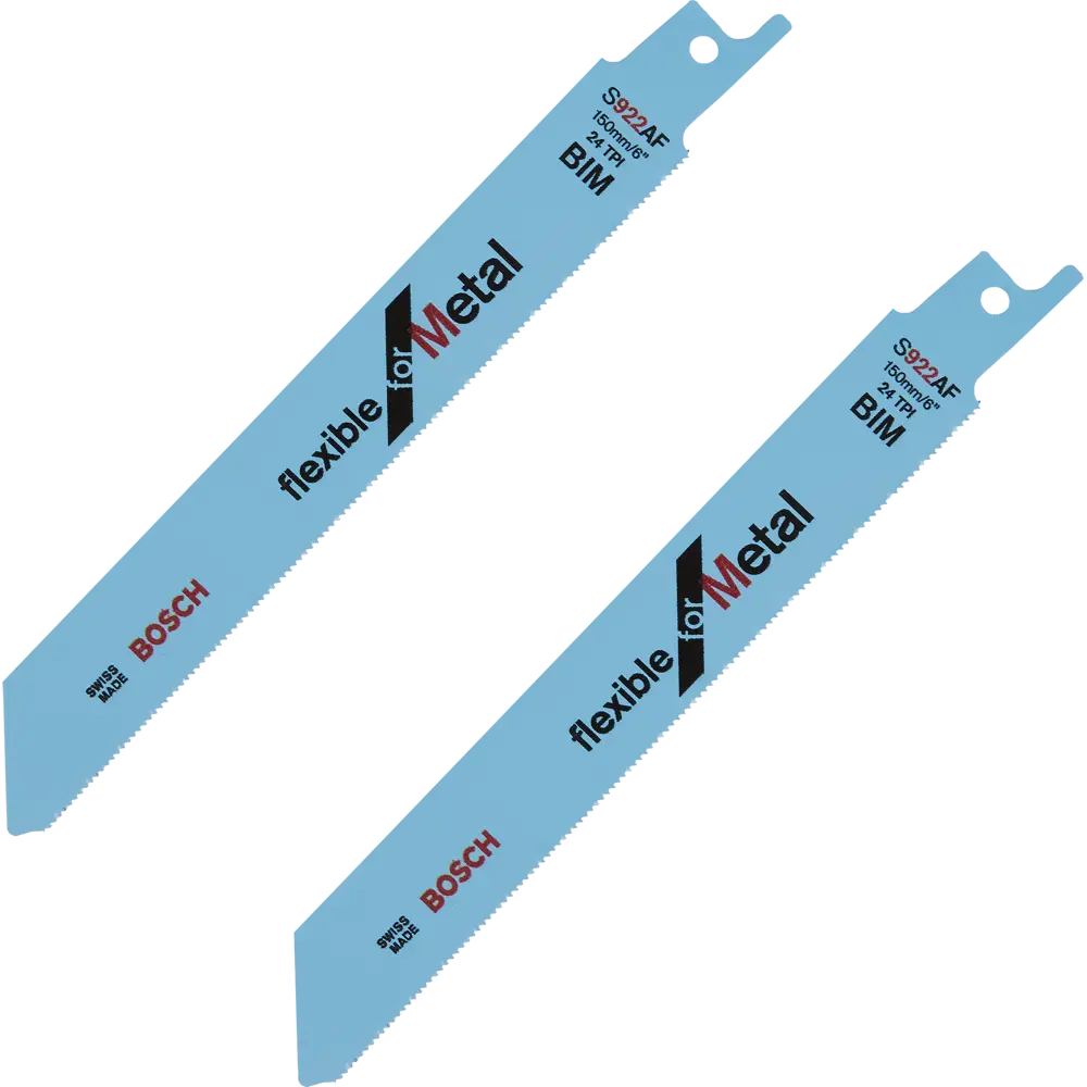 Полотно для сабельной пилы по металлу Bosch S922AF 150 мм, 2 шт BOSCH PROFESSIONAL STLM-2164074
