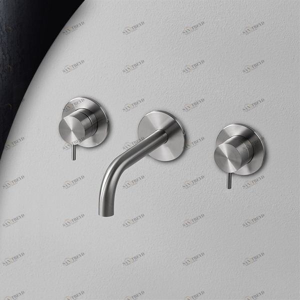 Смеситель для раковины сталь матовая Toki Radomonte TKI28S