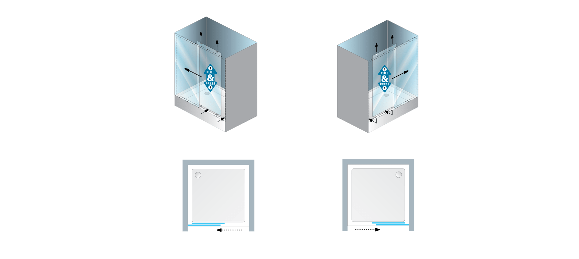 Душевой уголк  Kolpa-San Pulsar 00706  Словения  - Вид №1