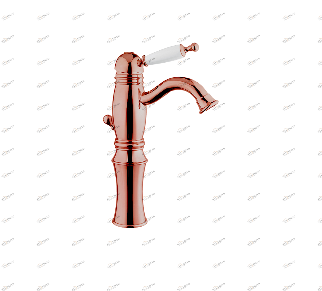 Gentry Home Смеситель для раковины, однорычажный, с автоматическим сливом 1 1/4 Thames Медь GH102390 