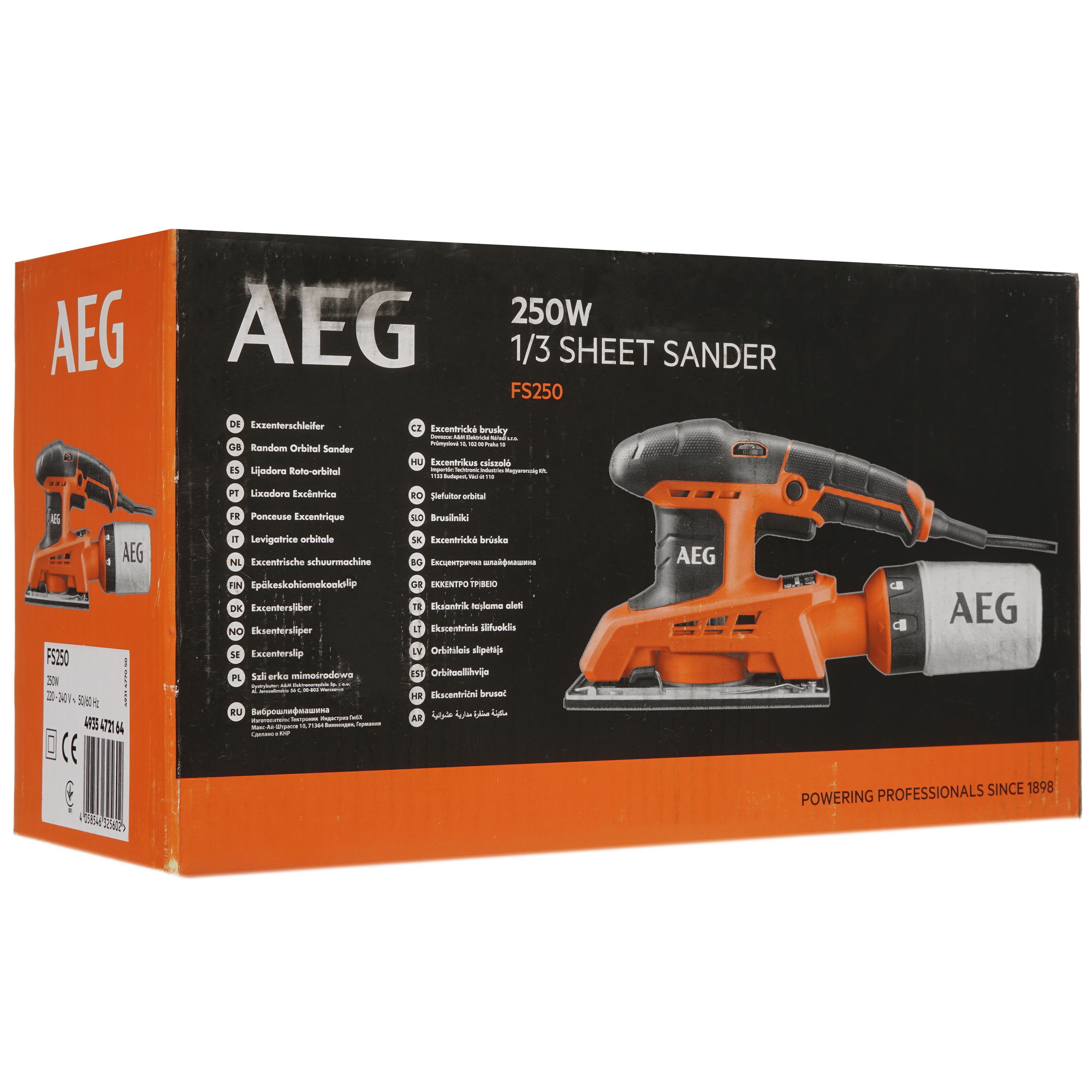 Виброшлифовальная машина AEG FS250 8196243 STDN-0037459 - Вид №7