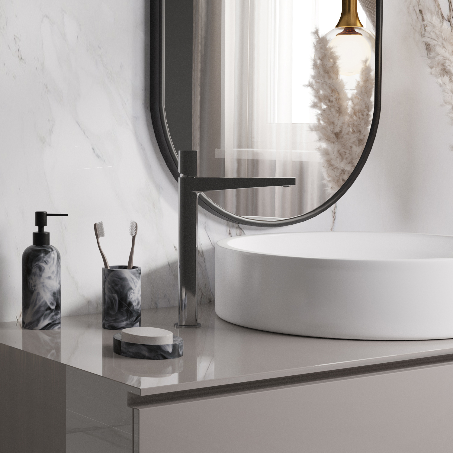 8603H Naab Смеситель для раковины WasserKRAFT Naab 8600  - Вид №9