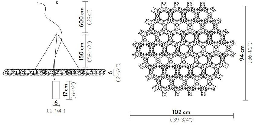 Slamp Светодиодный подвесной светильник из opalflex® sun-id-1378798 - Вид №11