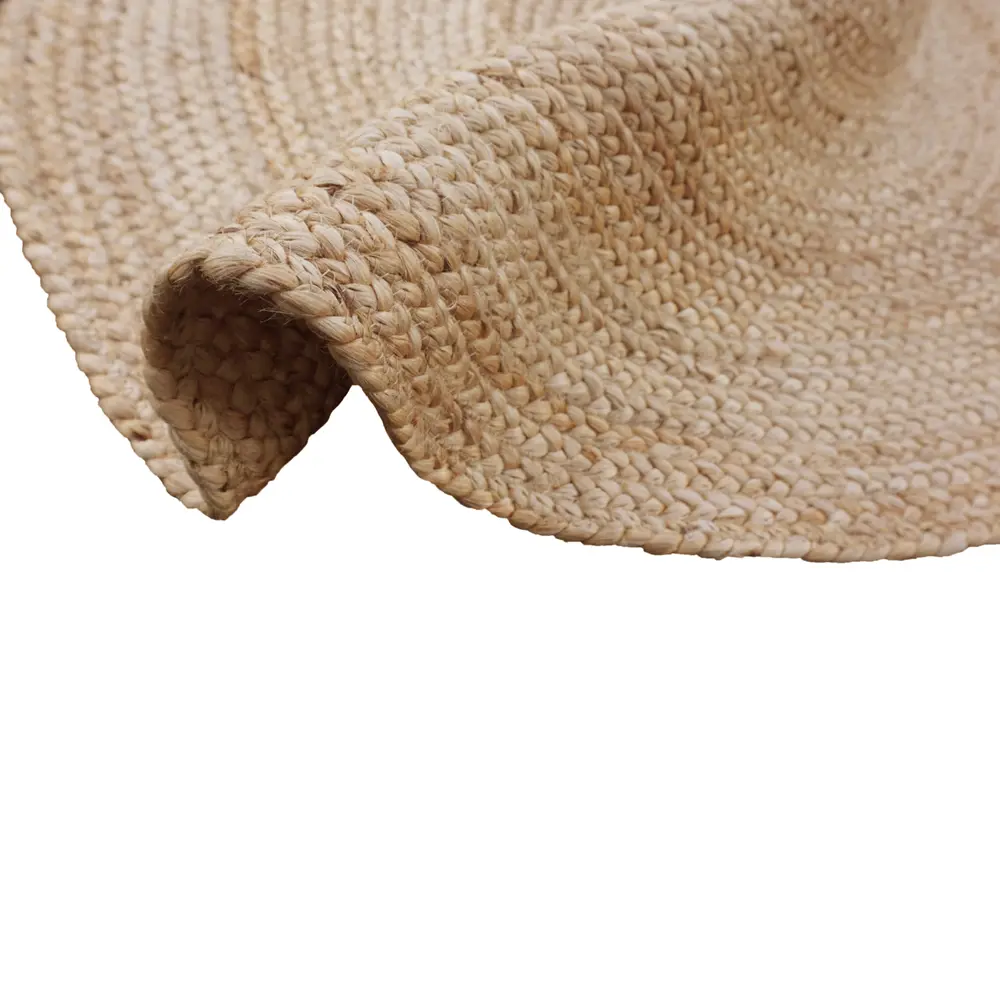 Ковер KREAFORTA Nile круг Ø150 см джут цвет желтый STLM-2063529 - Вид №2