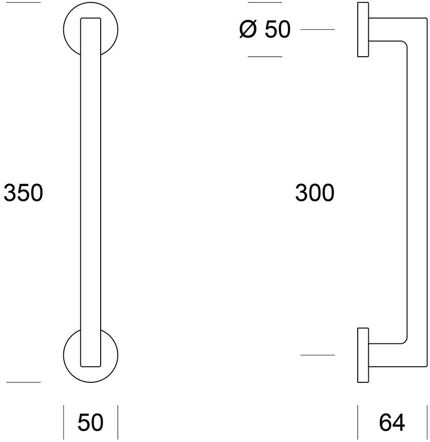 Ento Ручка из латуни Unit 6204 - Вид №3