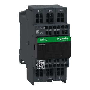 LC1D123BD Контактор LC1D 3P 12А 400/24В DC Schneider Electric TeSys
