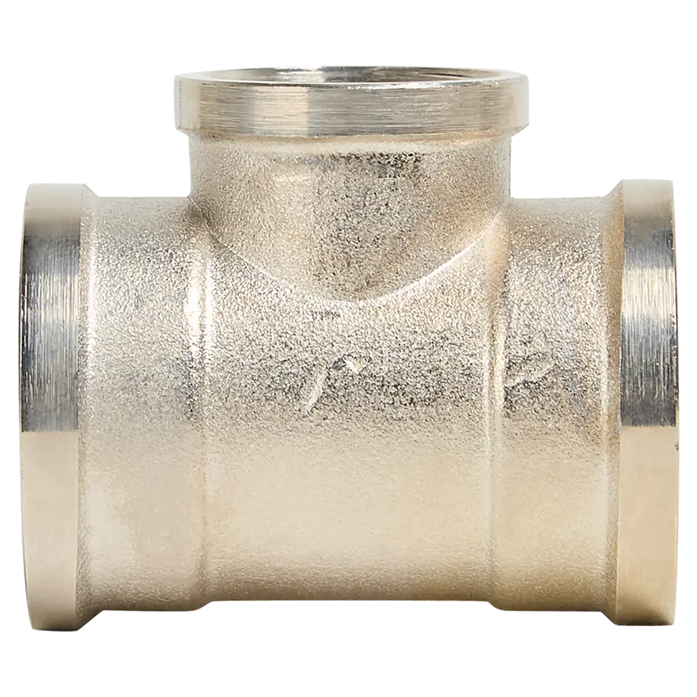 Тройник переходной MONLID 3/4"x1/2"x3/4" ВР мм никелированная латунь 89421210 STLM-2102940  - Вид №1