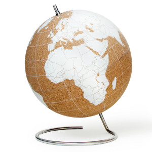 SK CORKGLOBE5 Глобус cork globe, белый, D25 см Suck UK