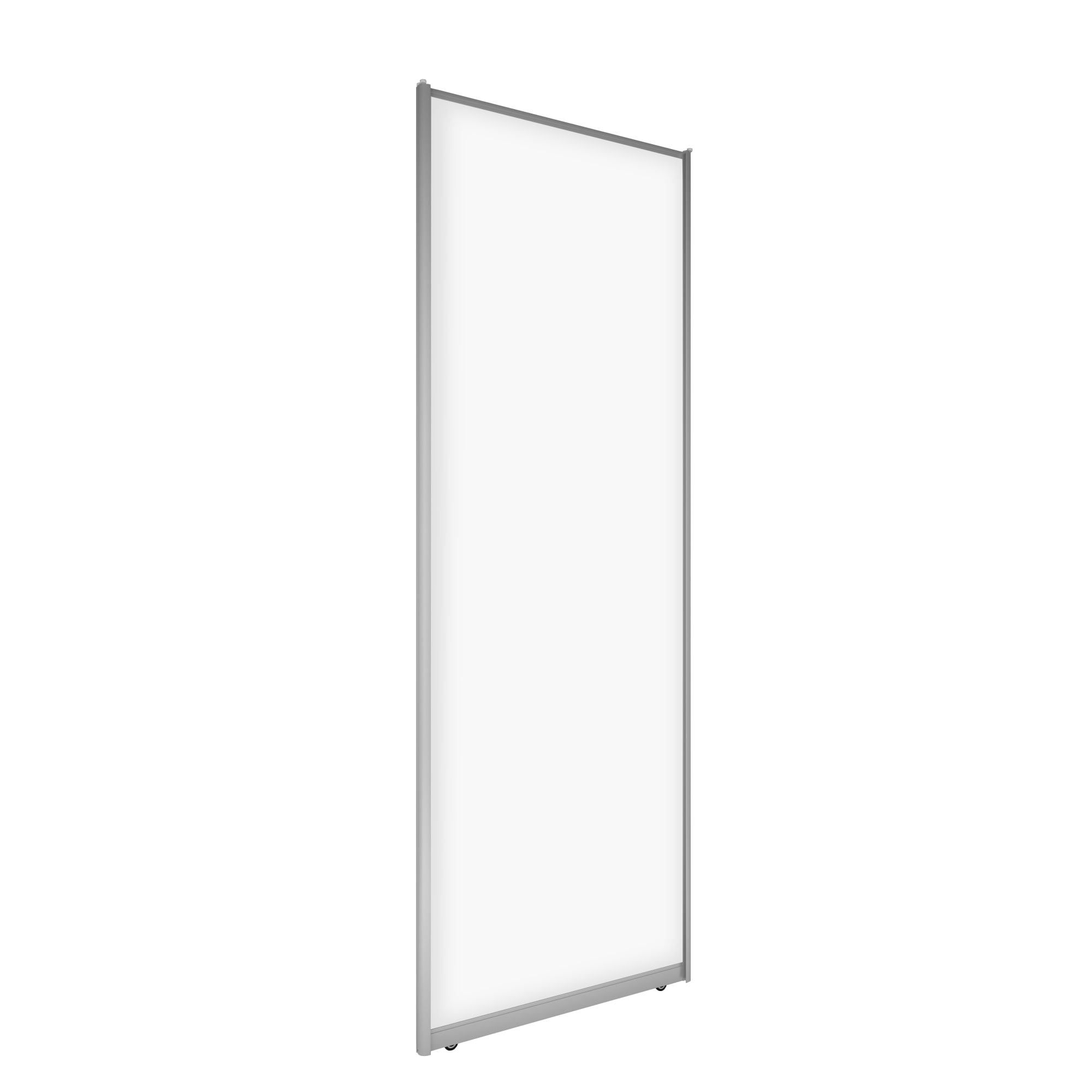 SPACEO Дверь-купе белый ясень с алюминиевым профилем 82335354 STLM-0024795 - Вид №1