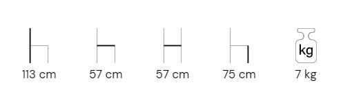 Высокий алюминиевый садовый стул со спинкой DRIGANI Gaia-Belize ARCH-00042236 - Вид №3