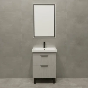 Тумба под накладную раковину Флай горизонтальная 57x66 раковина Cersanit Colour цвет корпуса белый