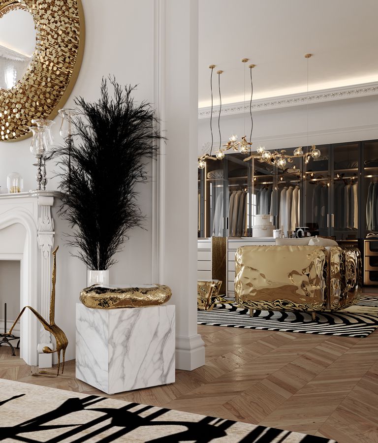 0-136 Приставной столик Stonehenge carrara  Boca Do Lobo  - Вид №30