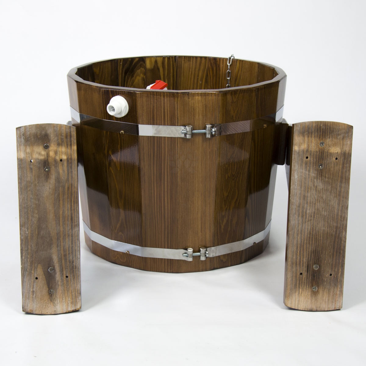 144 Обливное устройство из лиственницы 20 литров (лиственница морёная) Alyarus  - Вид №5