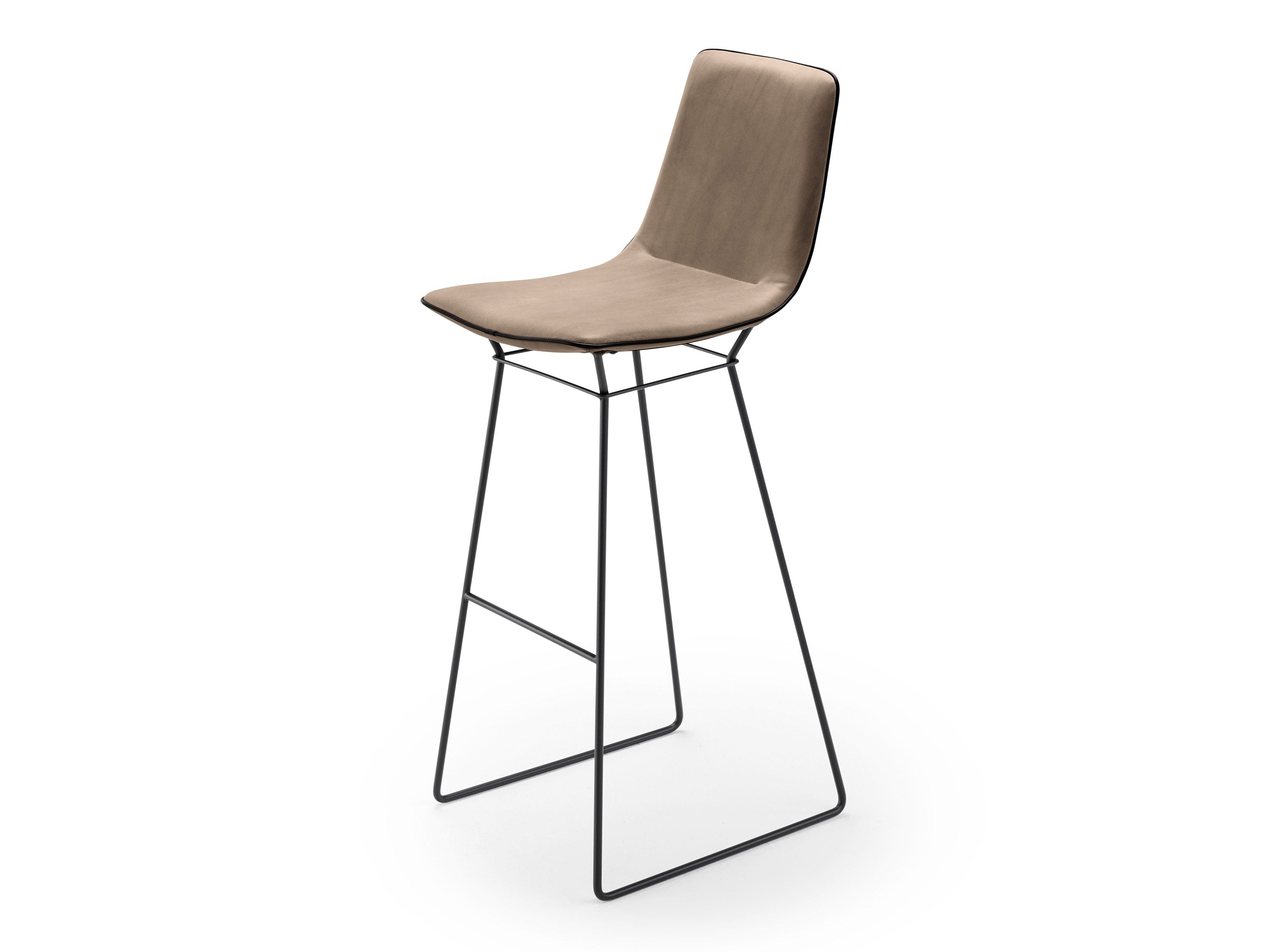 Высокий кожаный табурет Freifrau AMELIE COUNTER STOOL HIGH ARCH-00129073 - Вид №3