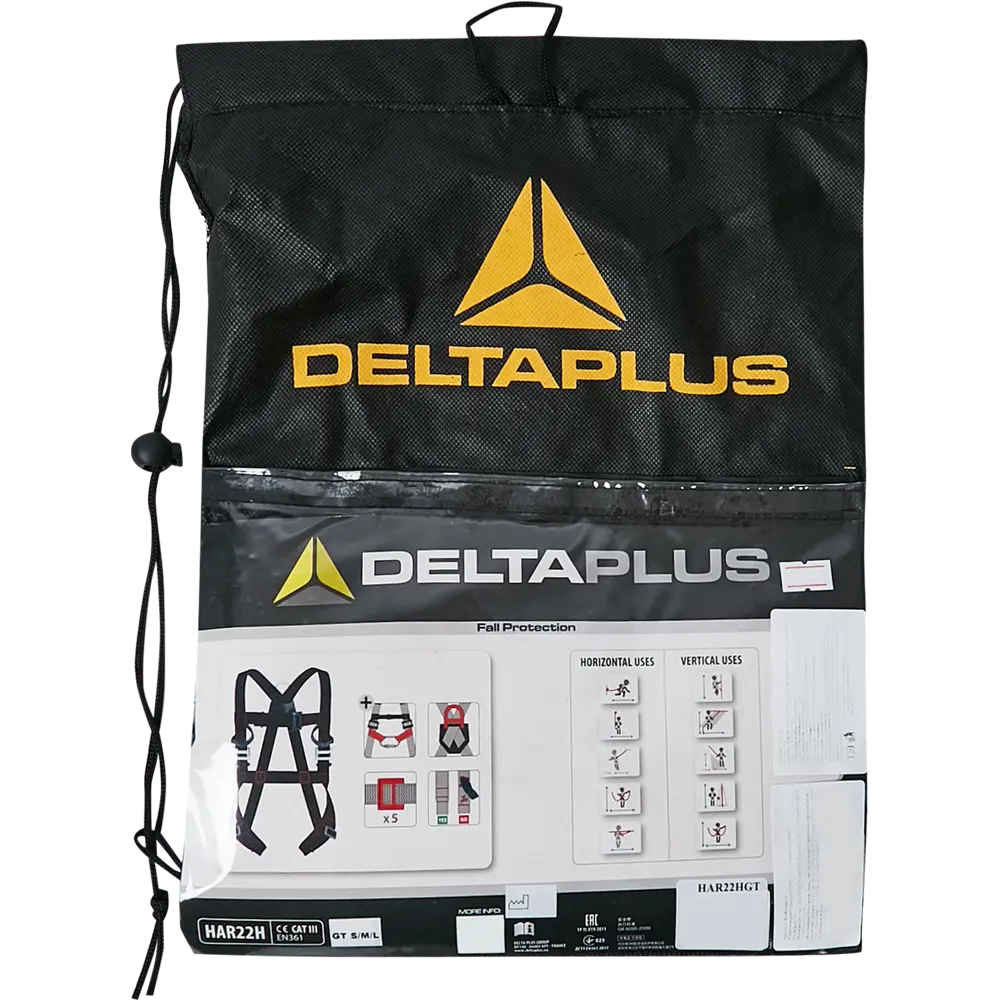 Привязь с 2 точками Delta Plus HAR22H размер S/M/L STLM-2197883 - Вид №9