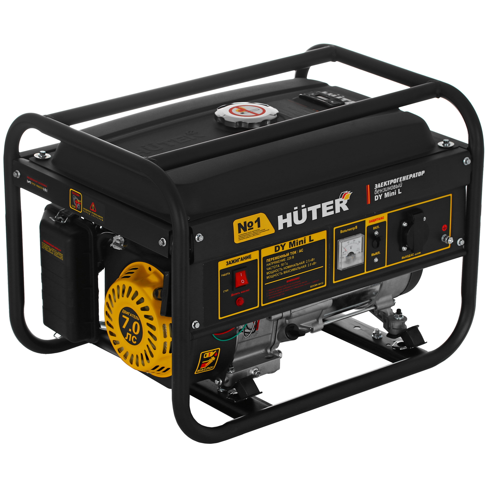 Электрогенератор   бензиновый Huter DY Mini L 5611871 STDN-0136409