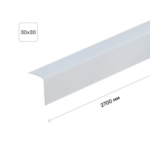 Угол 30x30x2700 мм ПВХ цвет голубой 18324572 STLM-2124937