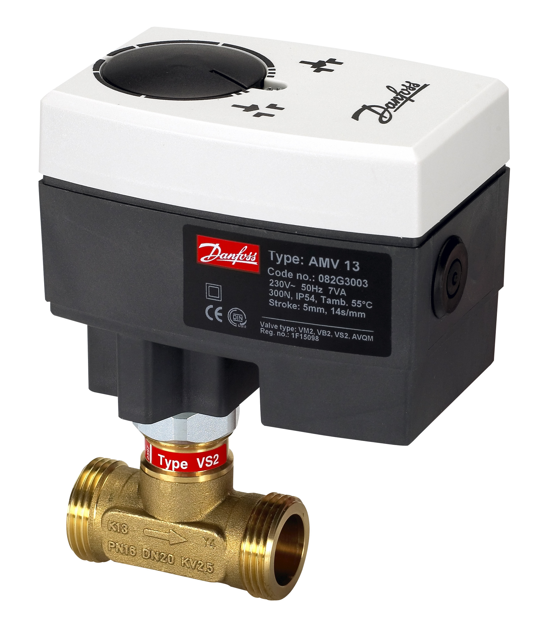 Danfoss Редукторные электроприводы с трехпозиционным управлением ARV 153 230В 3с/мм 082G6011  - Вид №18