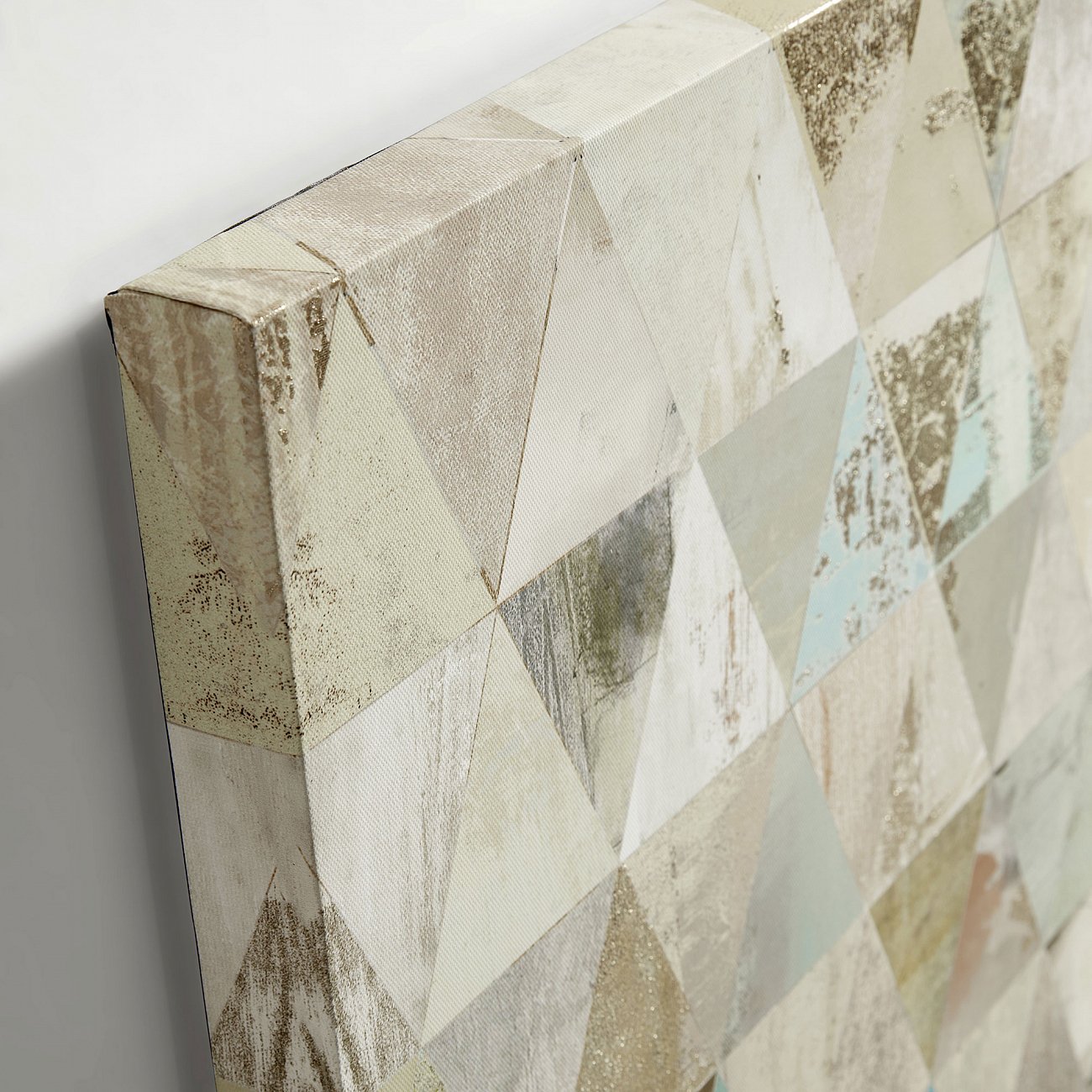 Постер на стену с геометрическим изображением на холсте с золотой фольгой Dou от La Forma LA FORMA DOU 343005 Разноцветный  - Вид №1