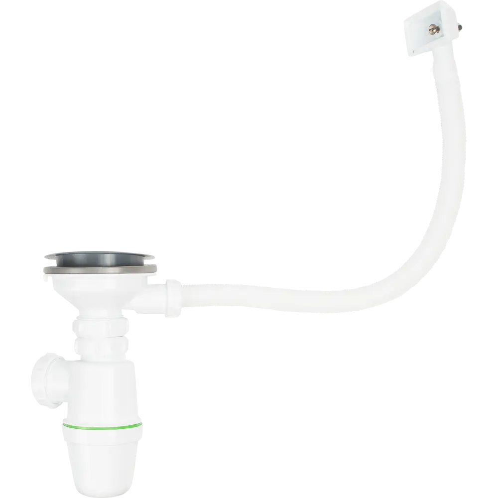 АКВАТЕР Сифон для кухонной мойки с переливом и гидрозатвором 18545914 STLM-0011186 - Вид №1