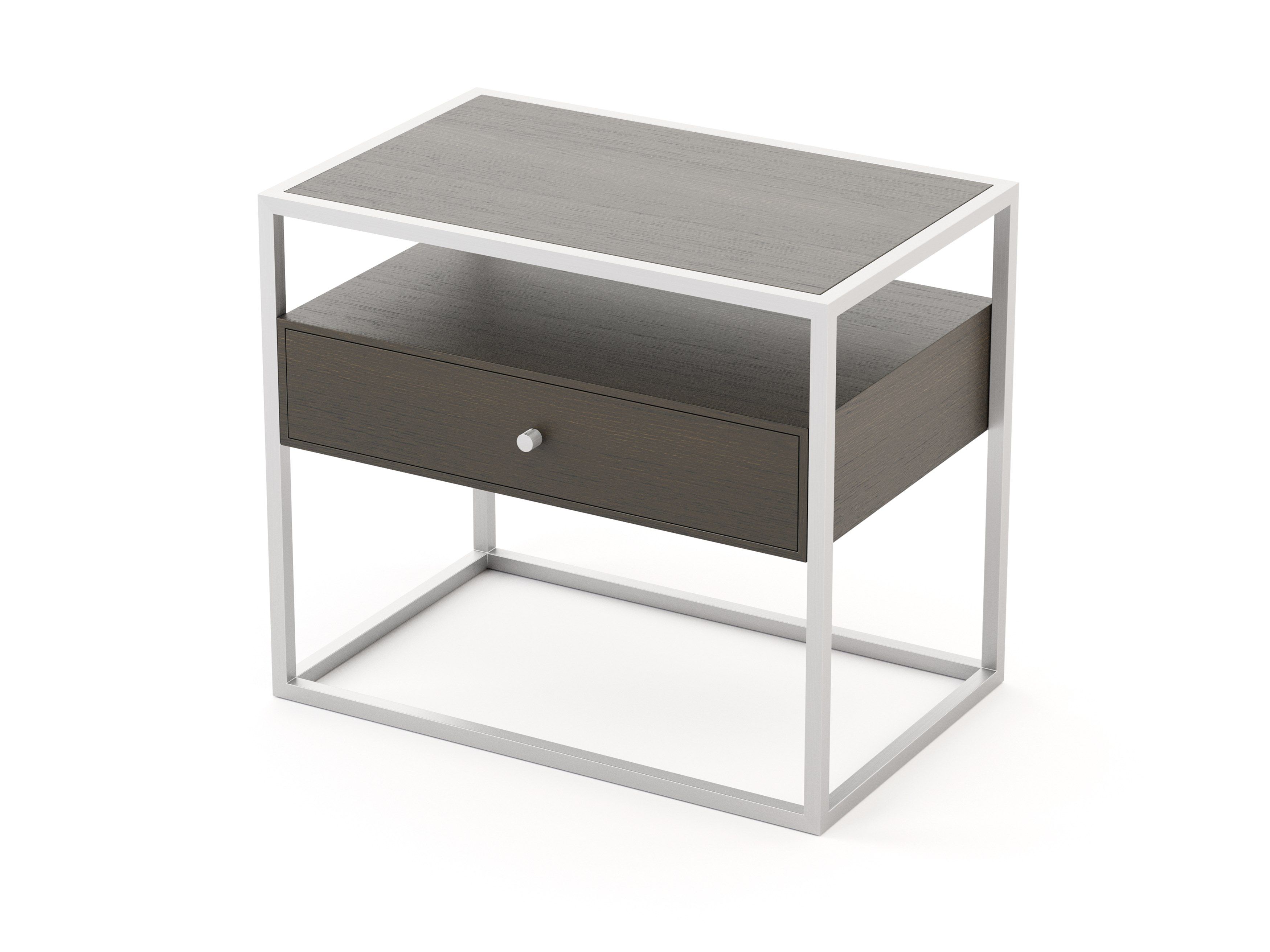 Прямоугольная прикроватная тумбочка из шпона с ящиками Stylish Club мост ARCH-00103665 - Вид №22