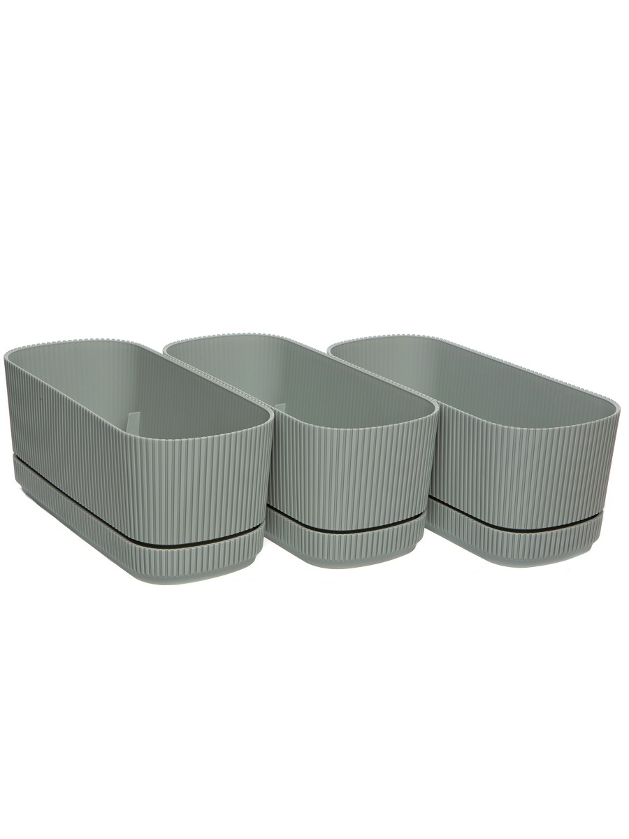 Горшок для цветов Halo 3L Water Green NAVAKO 16144 - Вид №3