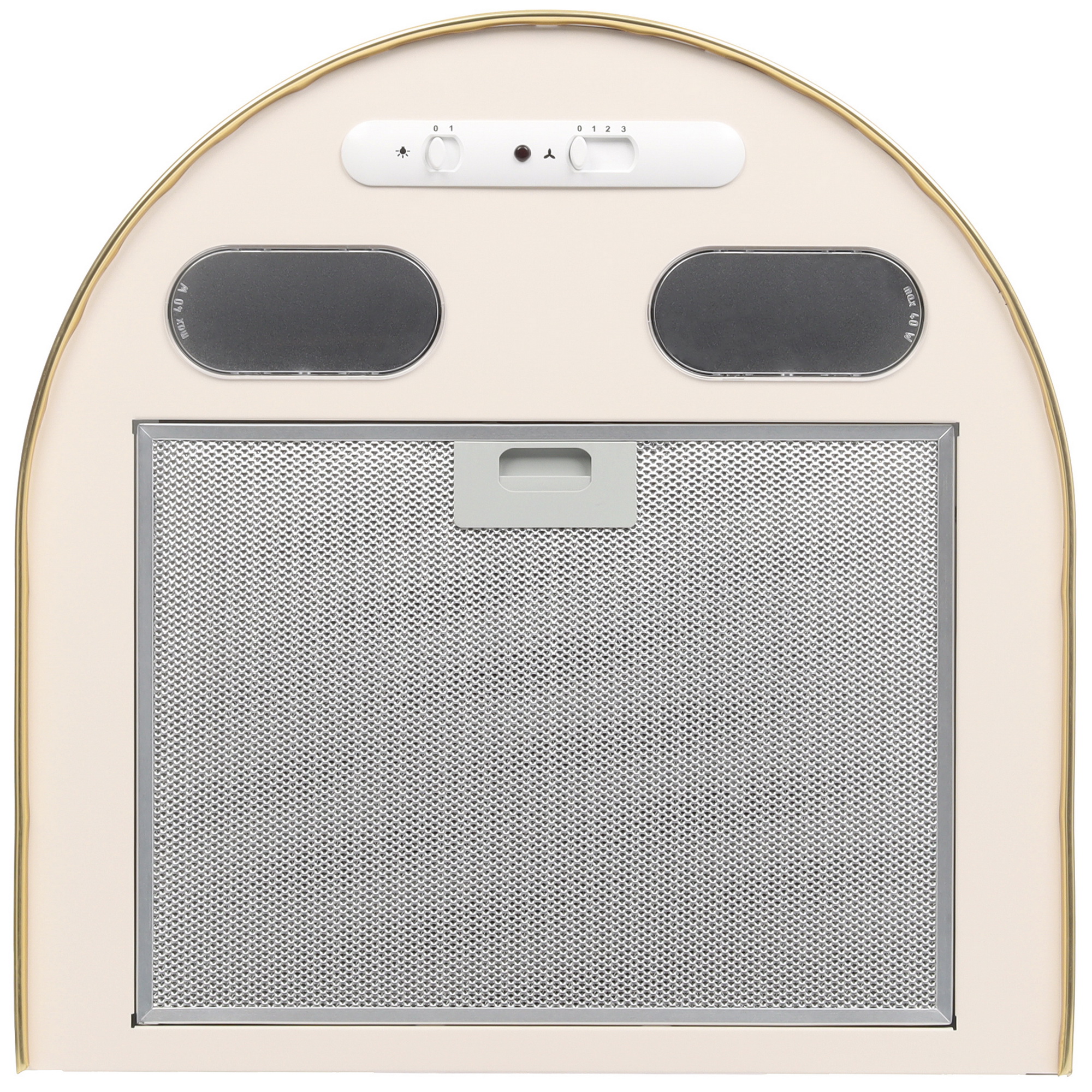 5301100 Вытяжка каминная ELIKOR Эпсилон 50П-430-П3Л бежевый/золотистый STDN-0024870 - Вид №5