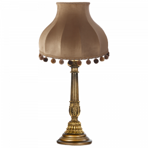 32022,34074 Настольная лампа Колонна Испанская Бронза Классика Поталь BOGACHO