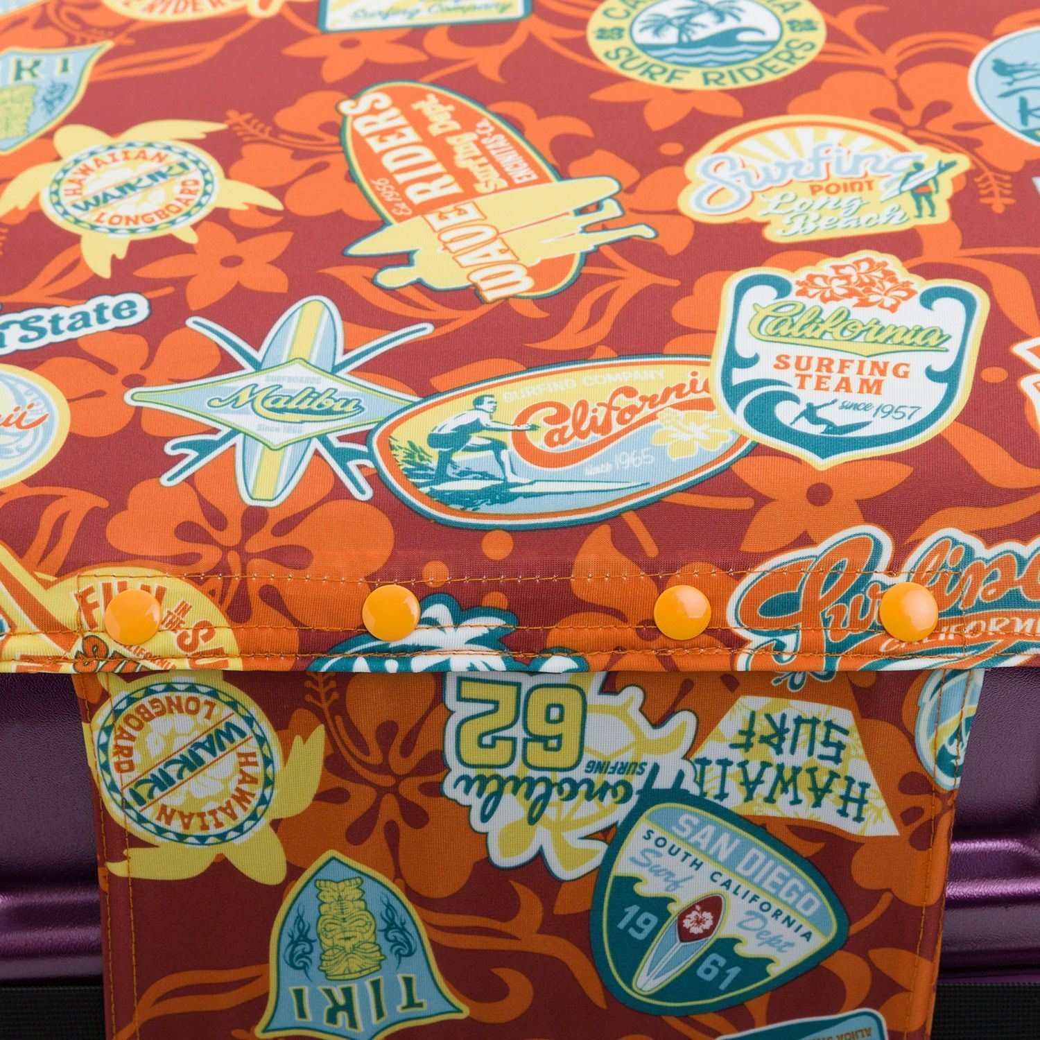 EBH678-L Чехол для чемодана большой EBH678 L Red Collage Eberhart  - Вид №3