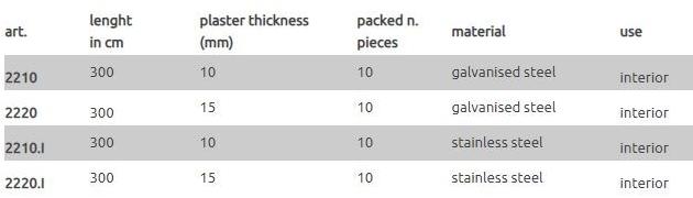 EDILFERRO TRAVEST Расширительный или шовный профиль для штукатурки sun-id-1421869 - Вид №2