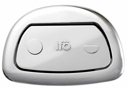 Z98302 Кнопка смыва IFO Sign глянцевая хромированная, антивандальная 