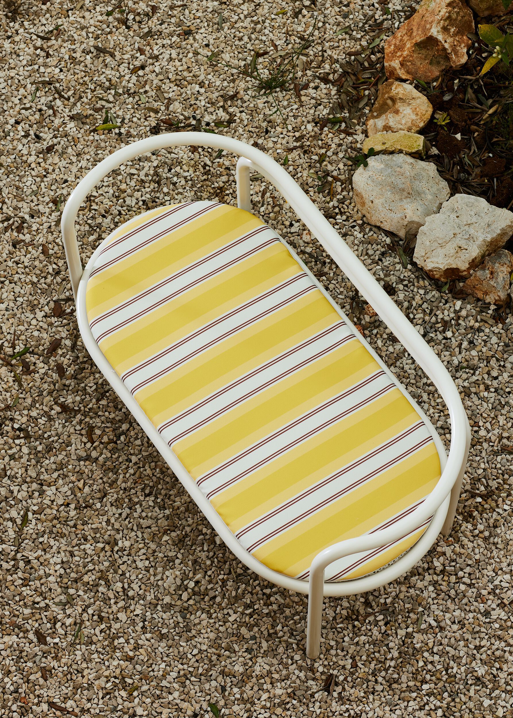 Стальная садовая скамейка с порошковым покрытием со спинкой Exteta Jacquemus + Exteta Special Re-Edition ARCH-00151982 - Вид №12