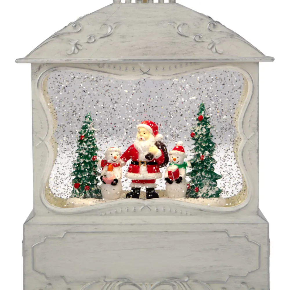 84953983 Фонарь Рождественский лес 24х31.5х11.5 см пластик белый STLM-1326480 Santreyd  - Вид №1