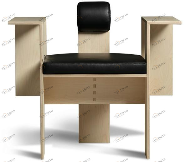 Morelato Кресло из клена с подлокотниками Contemporaneo Art. 3899/a