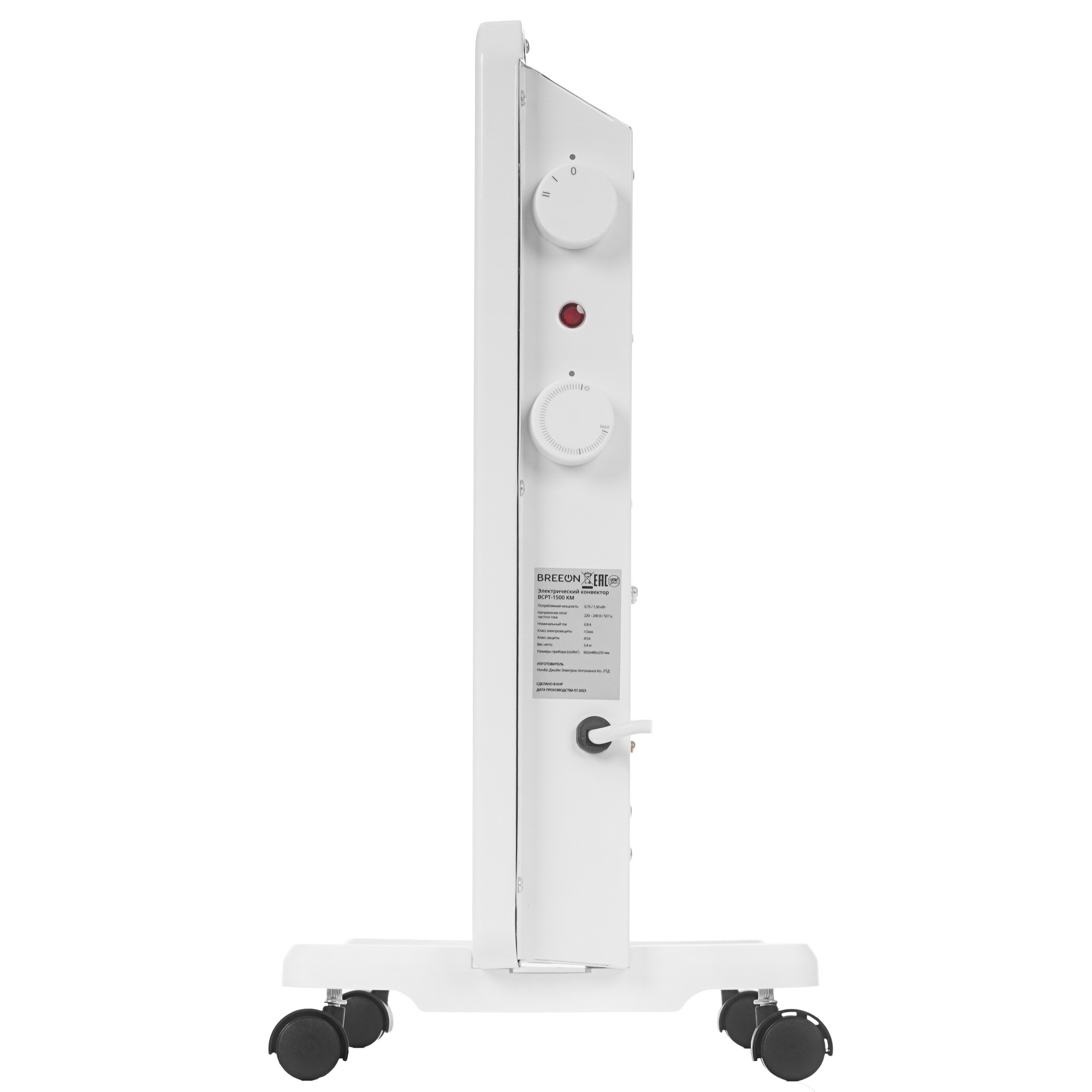 9147831 Конвектор Breeon BCPT-1500 KM STDN-0079440 - Вид №2