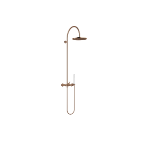 VAIA Showerpipe со смесителем для душа без ручного душа FlowReduce - матовая бронза