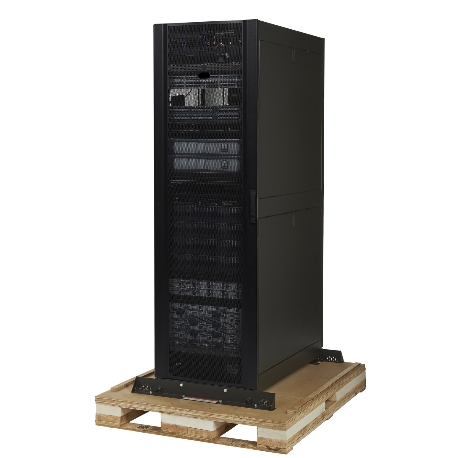 AR3300SP Шкаф NetShelter SX 42U 600х1200мм, с боковыми панелями, черный, противоударная упаковка Schneider Electric 