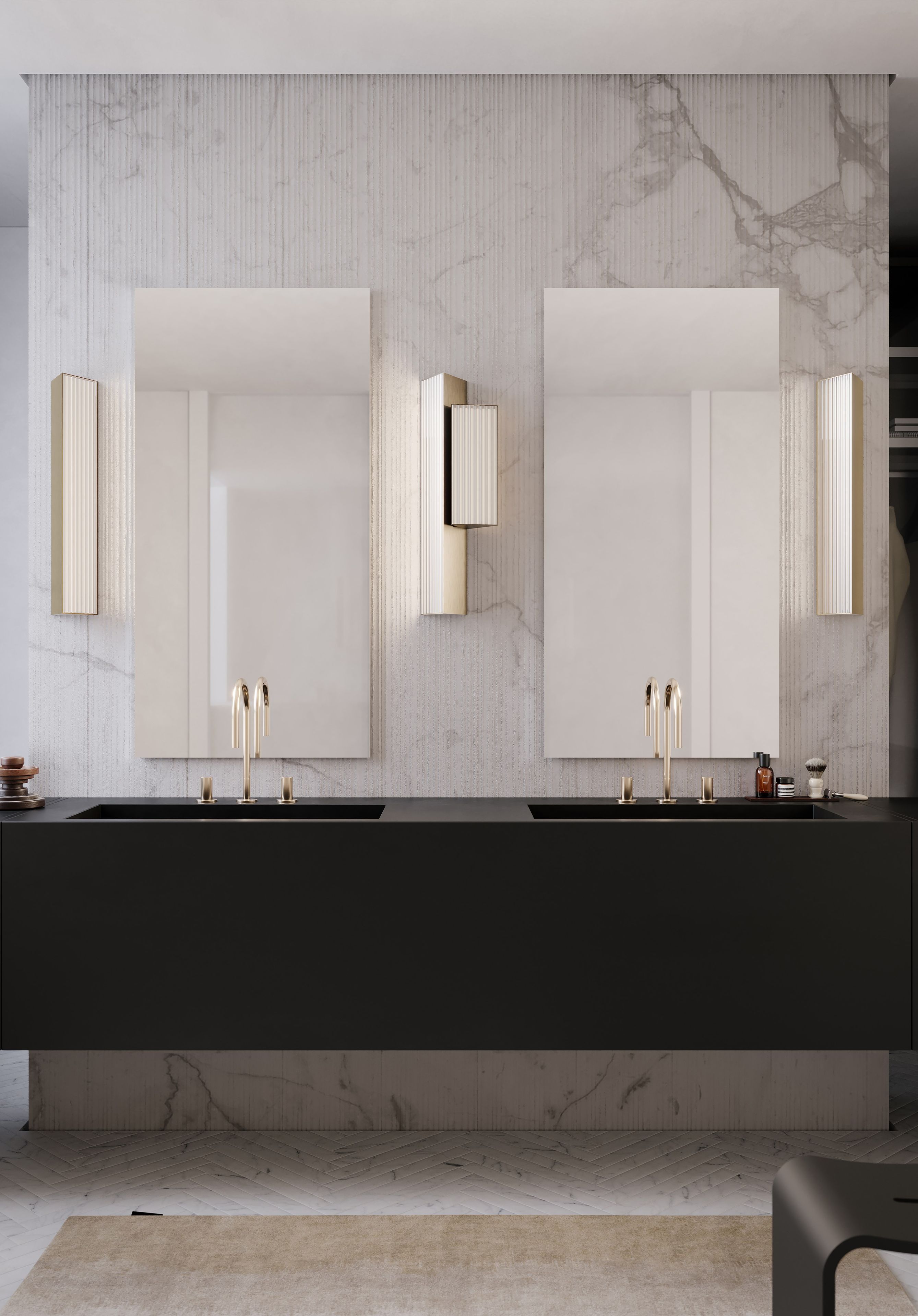 Металлический светодиодный настенный светильник Contardi Stick ARCH-00133236 - Вид №2