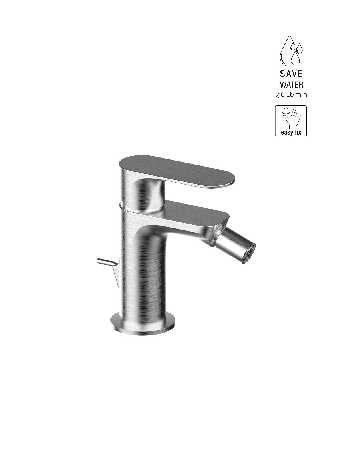 Однорычажный смеситель для биде с ограничителем расхода Rubinetterie Frattini Lea ARCH-00120499 - Вид №14