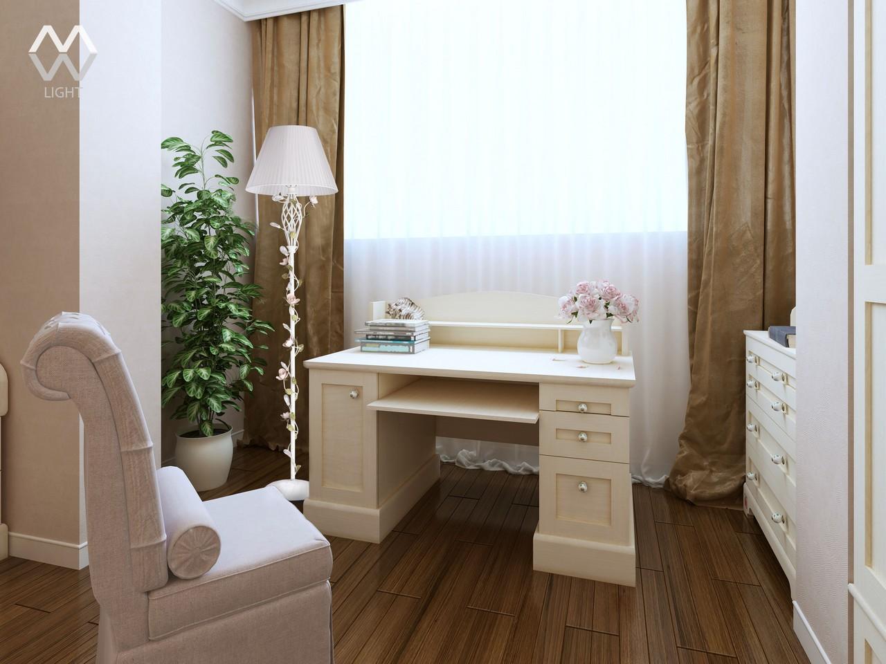 Торшер MW-Light Букет 421044901 MW-LIGHT  181004 Белый;розовый  - Вид №1