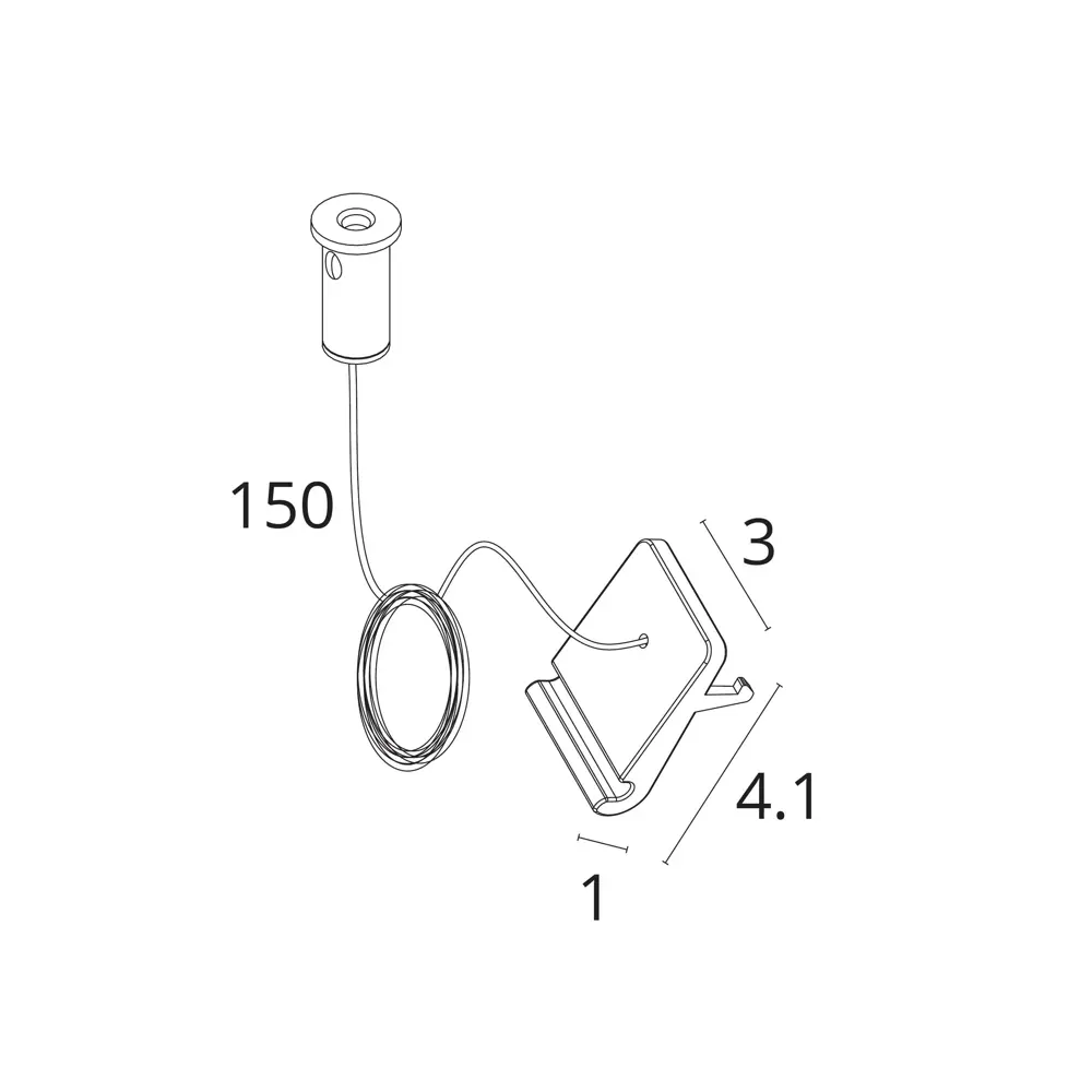 Трос подвесной Divinare Decorato с крышкой 89394785 STLM-2004969  - Вид №1