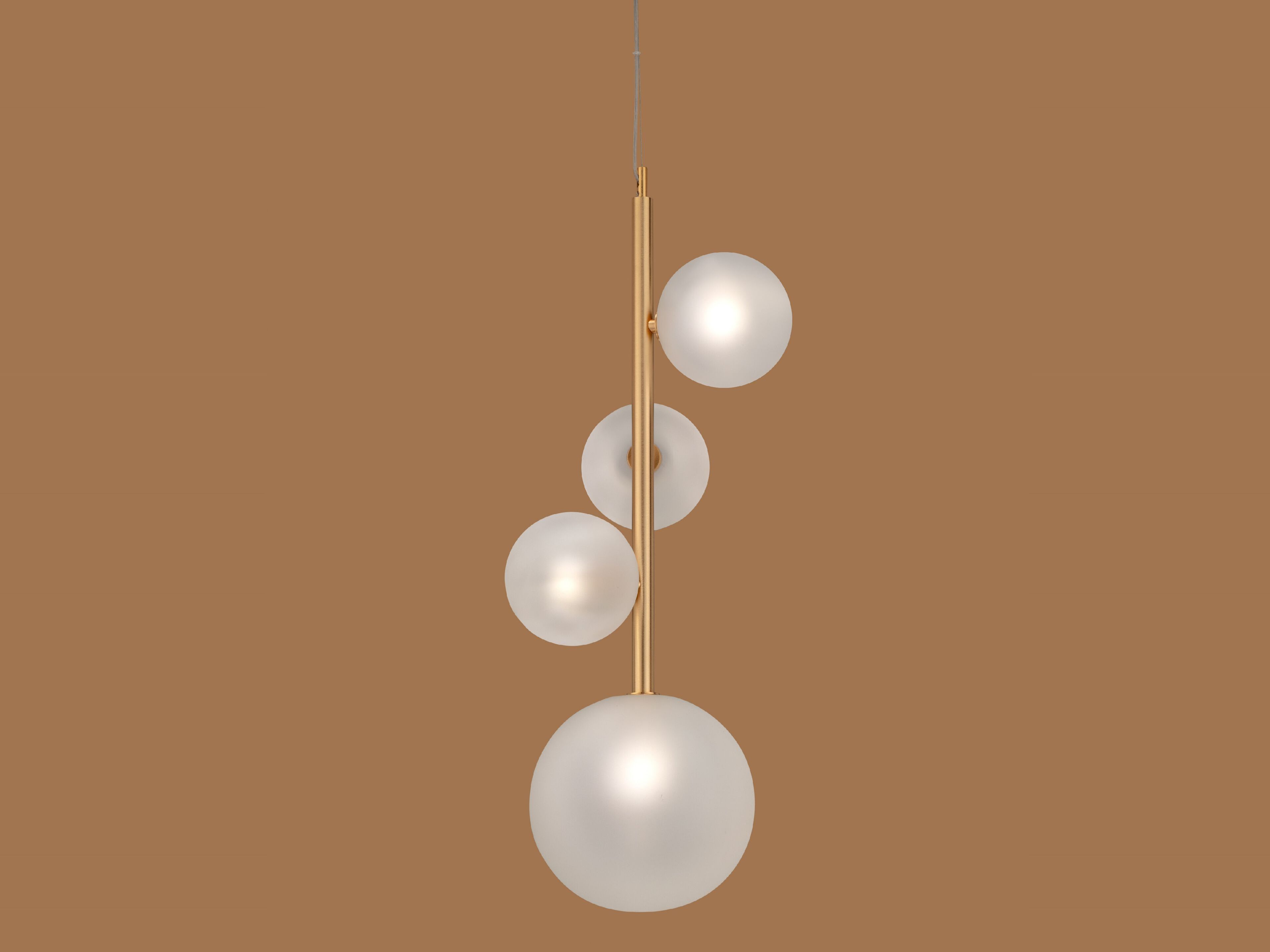 Подвесной светильник из железа и стекла Euroluce Lampadari Bubbles ARCH-00130544