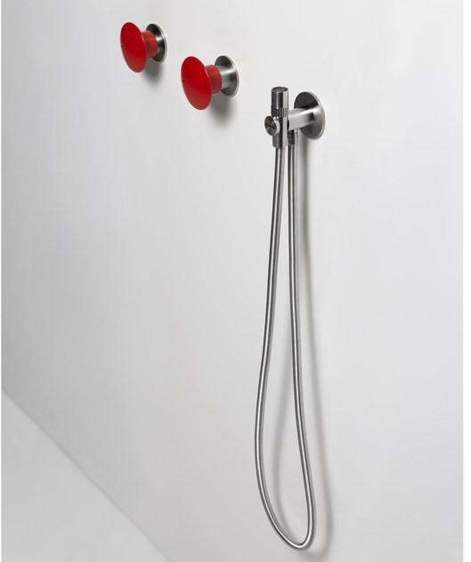 Antonio Lupi Design Смеситель для душа на 3 отверстия с ручным душем и верхним душем Mayday Antoniolupi sun-id-1410112 - Вид №5