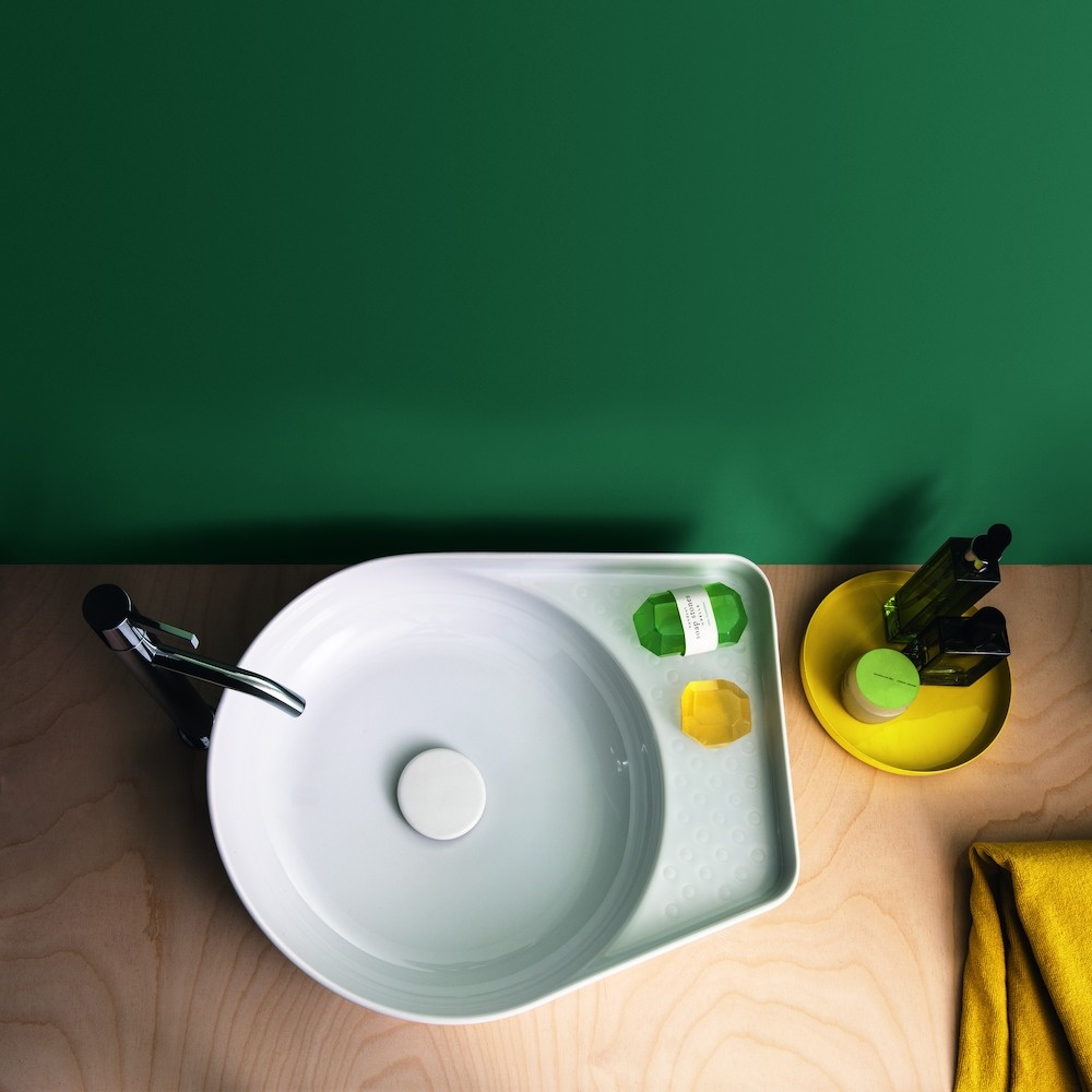 H8122814001091 Раковина-чаша, с полочкой и местом для смесителя LAUFEN PRO - Вид №8