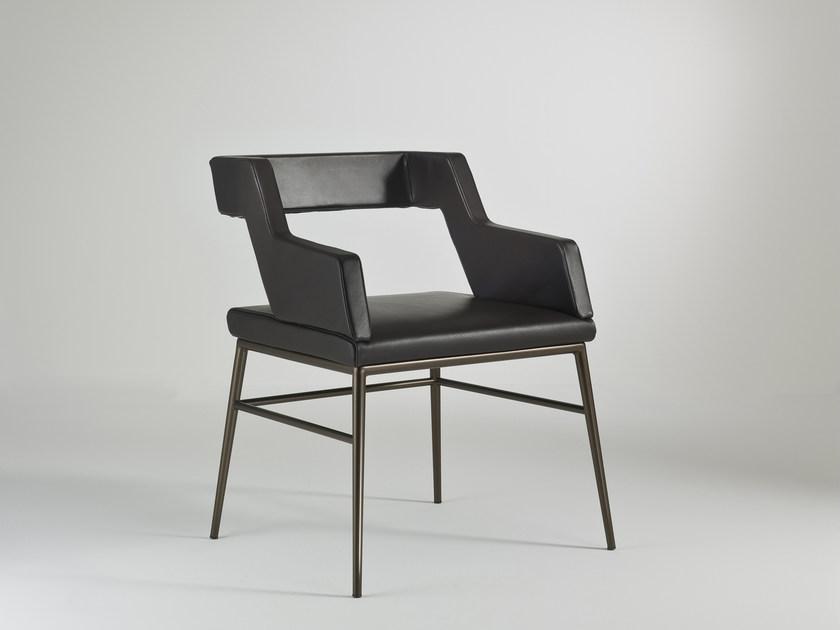 i 4 Mariani Мягкое кожаное кресло с подлокотниками Sissi sun-id-1515767 - Вид №4