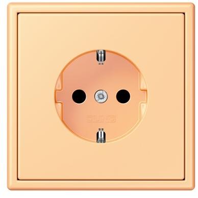 JUNG Пластиковая электрическая розетка Ls 990 les couleurs® le corbusier sun-id-1370154 - Вид №13